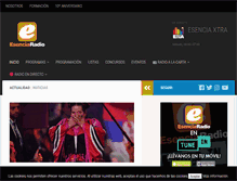 Tablet Screenshot of esenciaradio.com